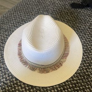 White summer hat